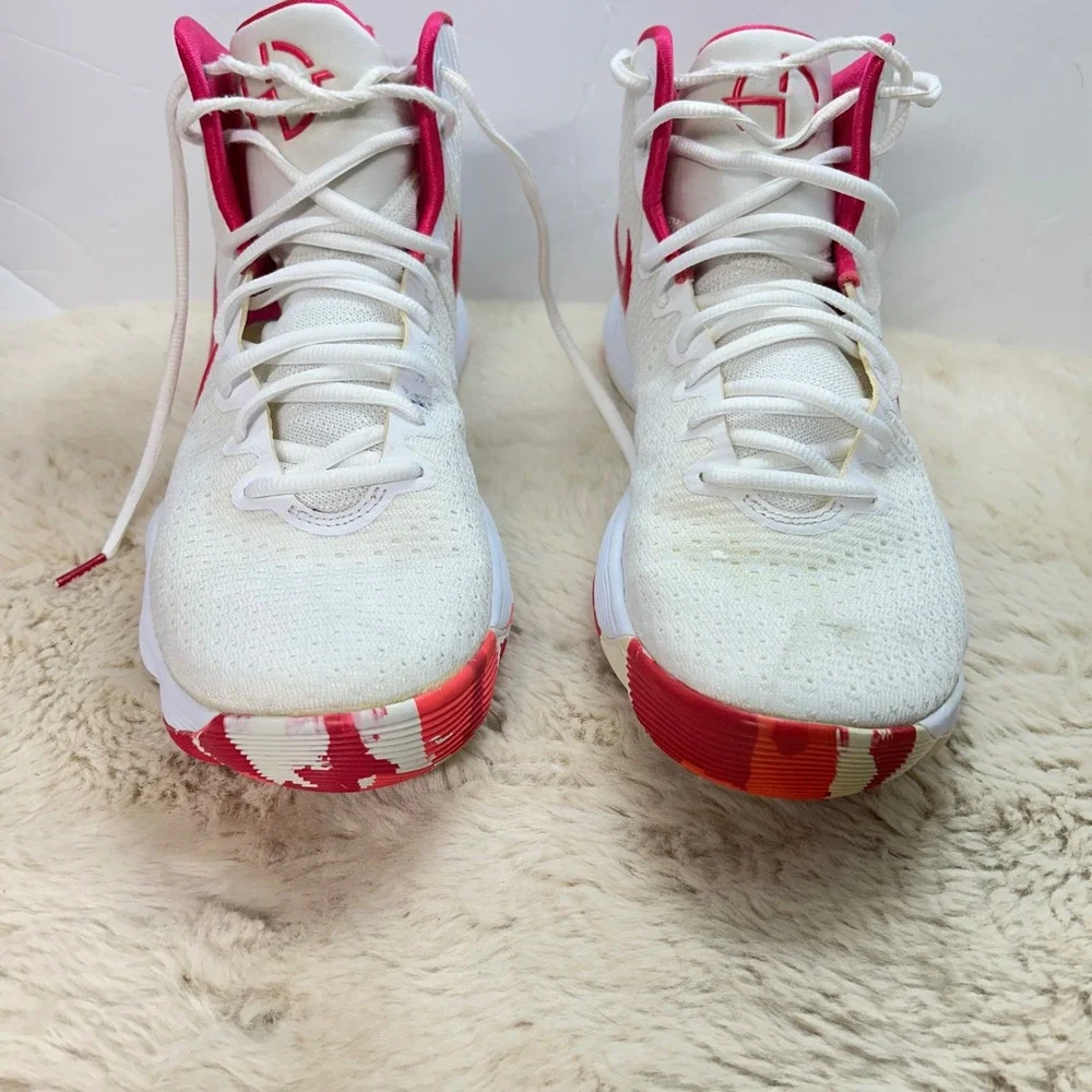 Nike Hyperdunk 2017 TB Kay Yow Basketball‎ Shoes White Pink Size 11 Womens